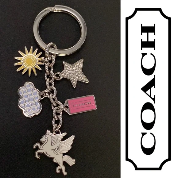 Coach | Accessories | Coach Metal Mixed Keychain Bag Charm
